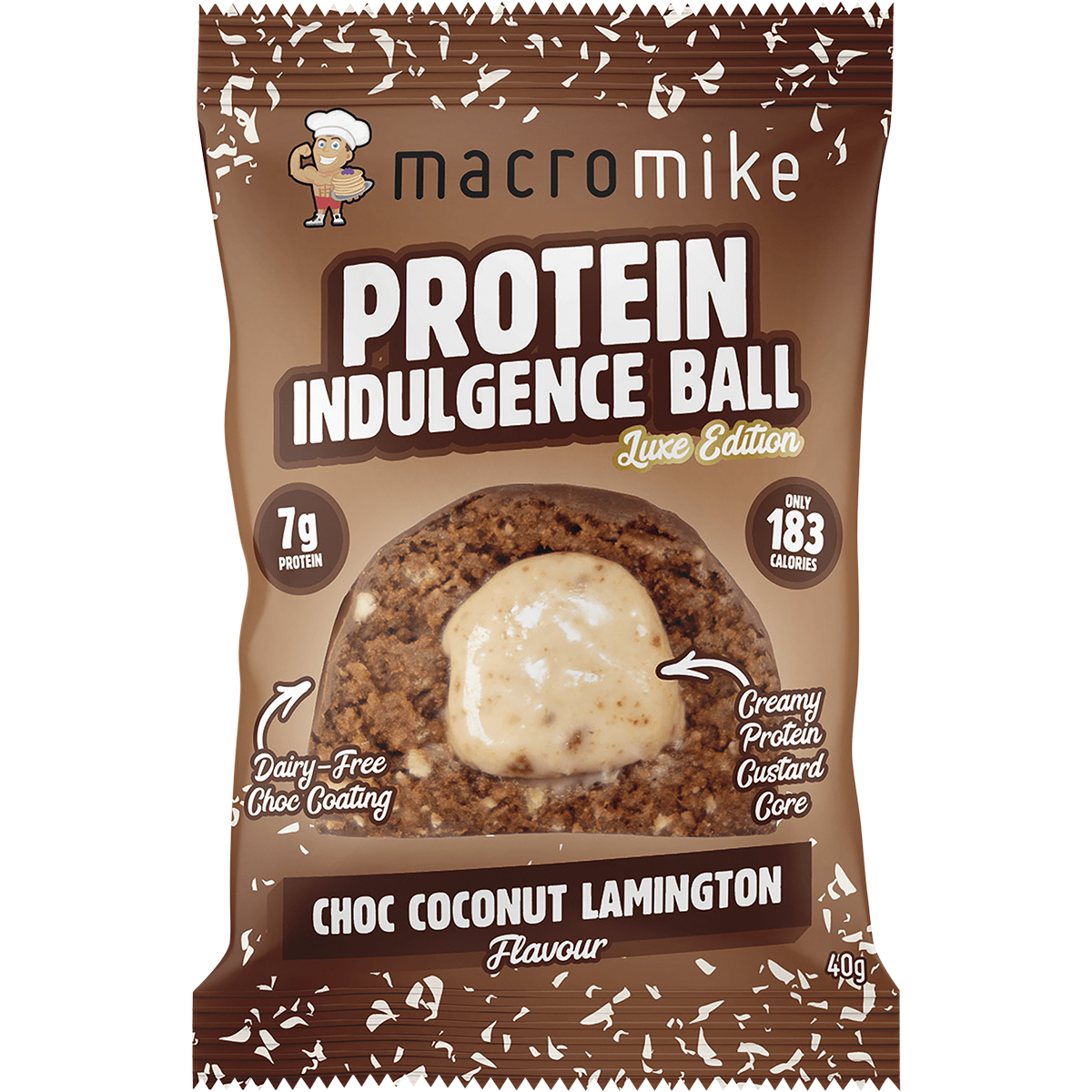 Macro Mike Protein Indulgence Balls – 12x40g