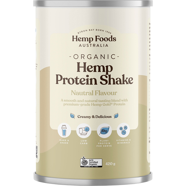 Hemp Foods Australia Organic Hemp Protein Shake - Natural