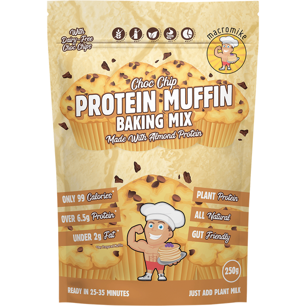 Macro Mike Protein Muffin Baking Mix Choc Chip – 250g