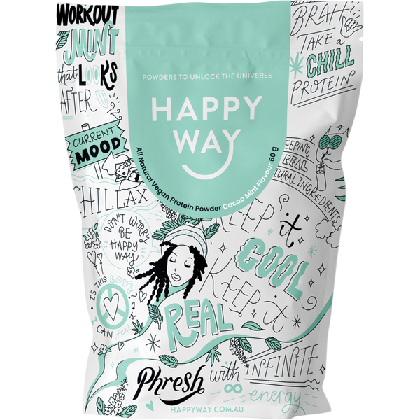 Happy Way Hemp Protein Powder - Cacao Mint