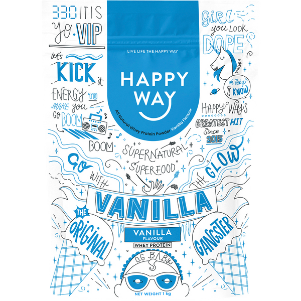 Happy Way Whey Protein Powder – 1kg