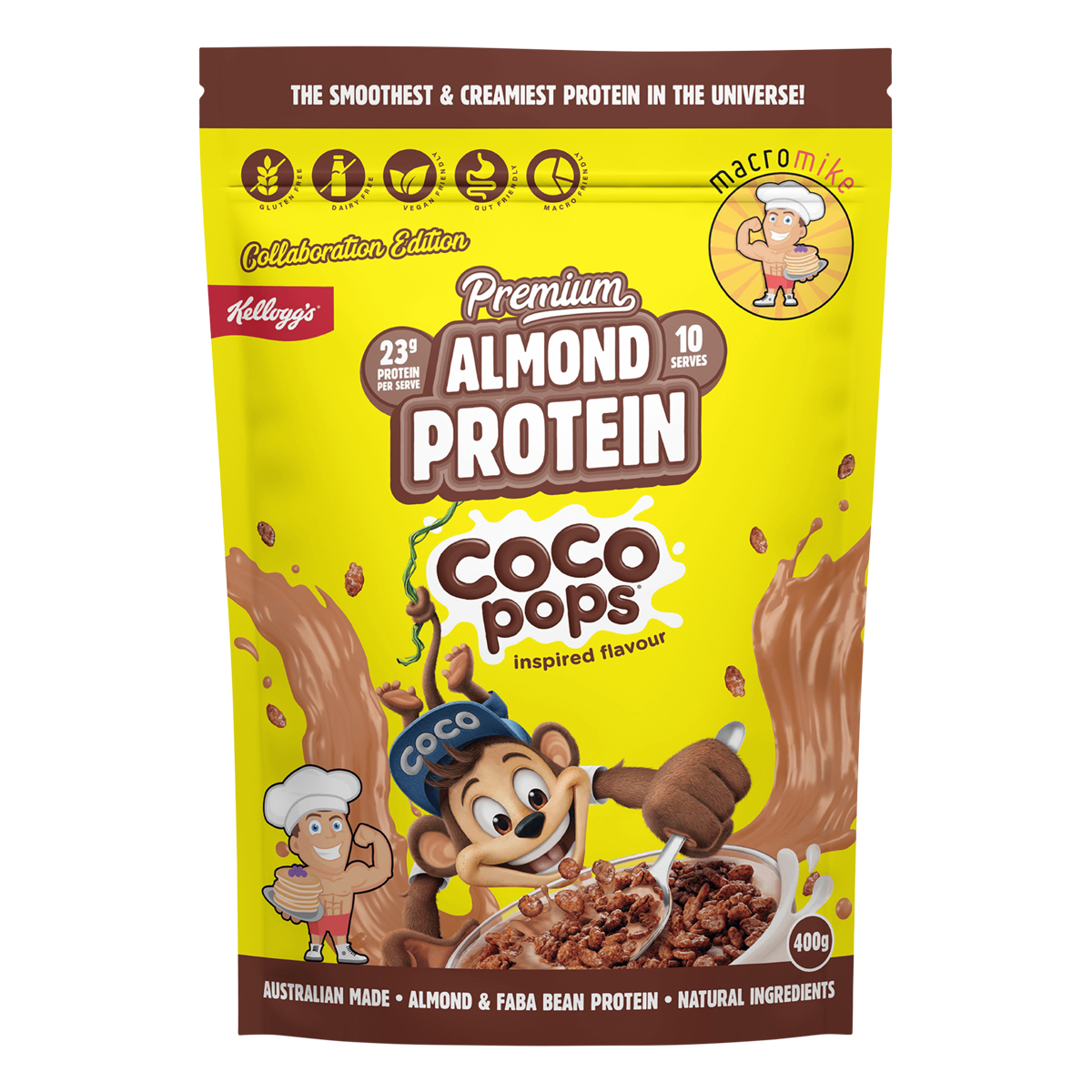 Macro Mike x Kellogg’s Premium Almond Protein – 400g