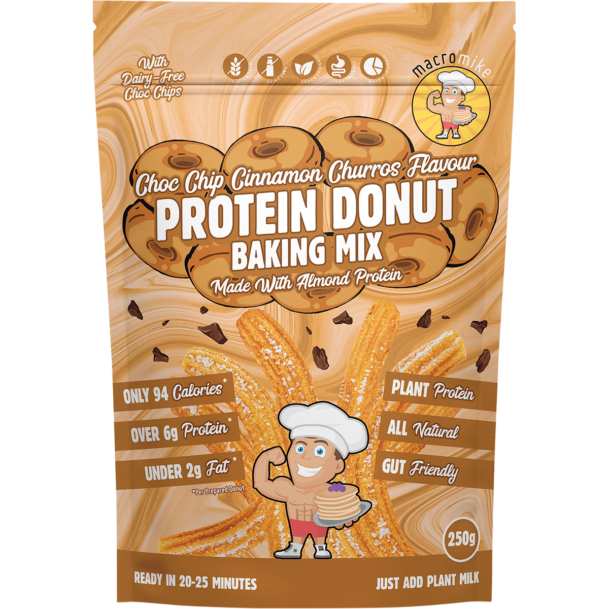 Macro Mike Protein Donut Baking Mix – 250g