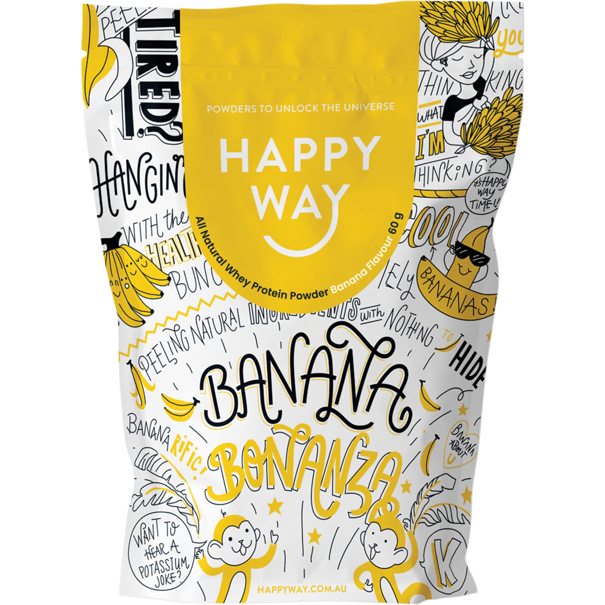Happy Way Whey Protein Powder – 6x60g