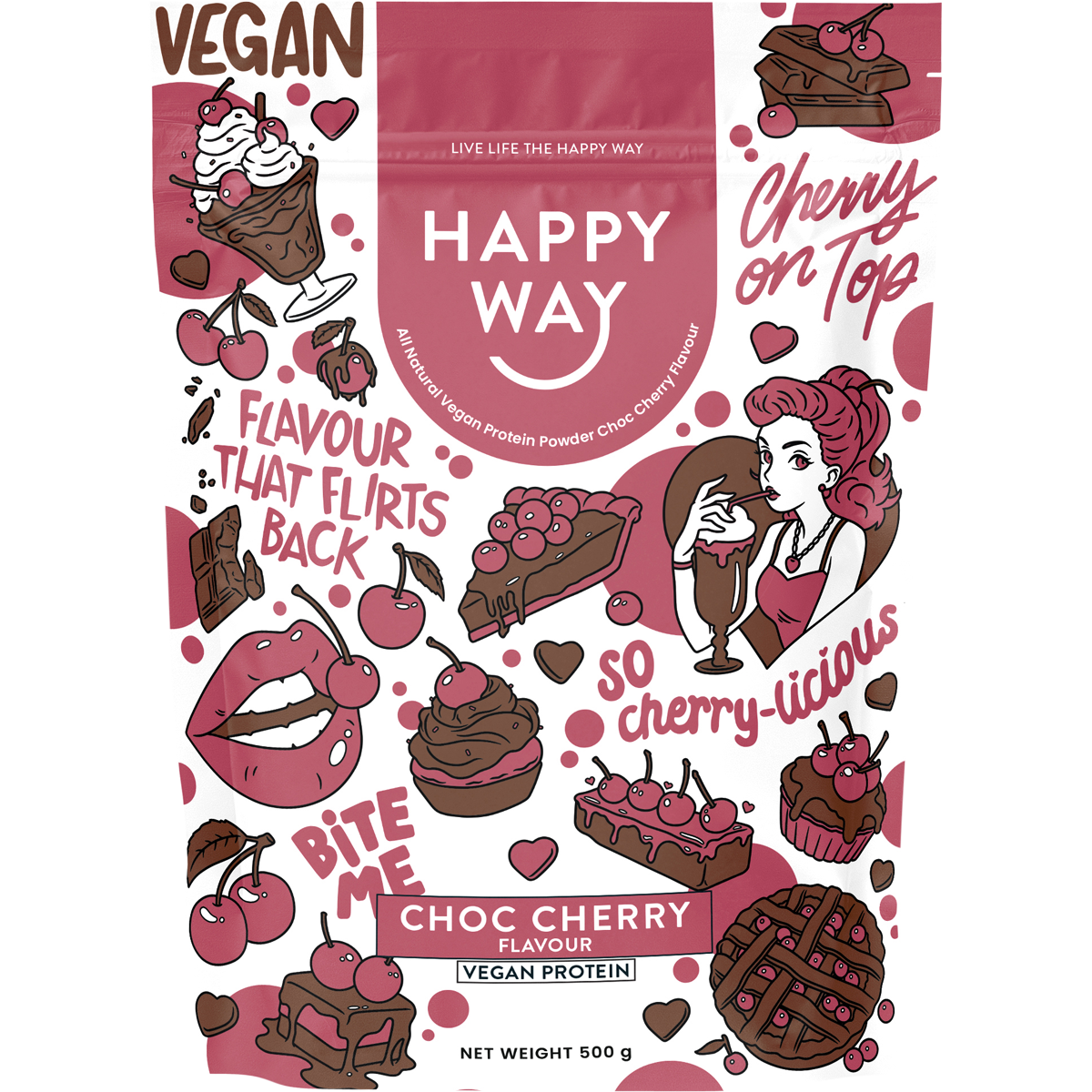 Happy Way Vegan Protein Powder – 500g