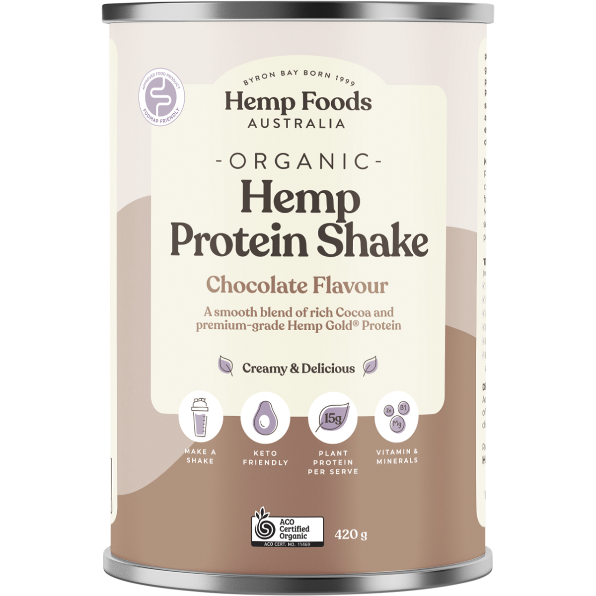 Hemp Foods Australia Organic Hemp Protein Shake - Chocolate