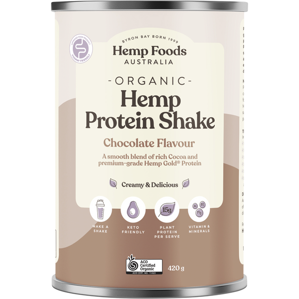 Hemp Foods Australia Organic Hemp Protein Shake - Chocolate