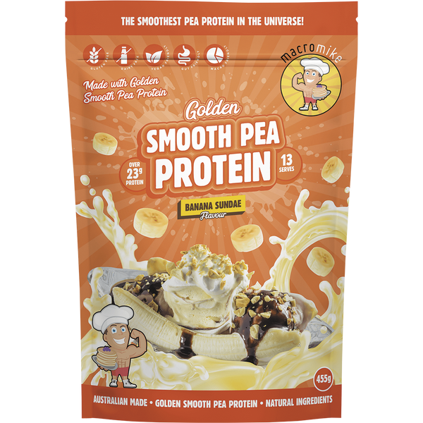 Macro Mike Golden Smooth Pea Protein – 455g