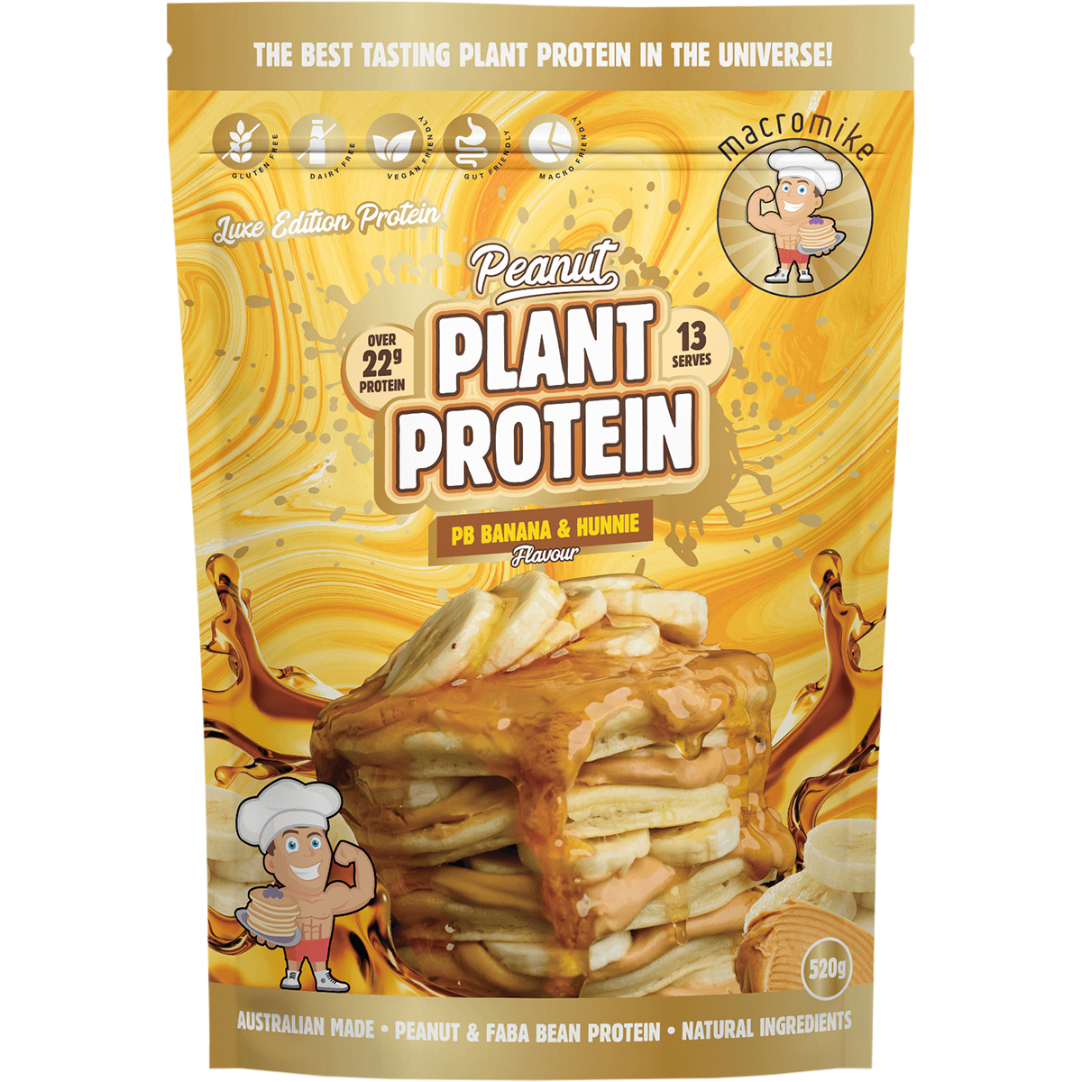 Macro Mike Peanut Plant Protein – 520g