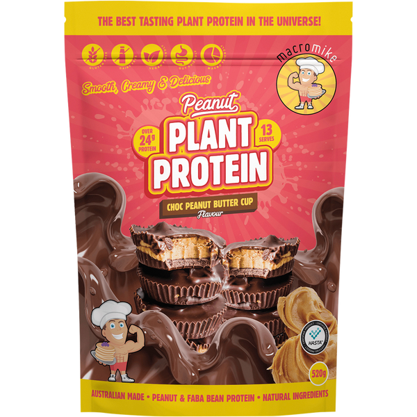 Macro Mike Peanut Plant Protein - Choc Peanut Butter Cup