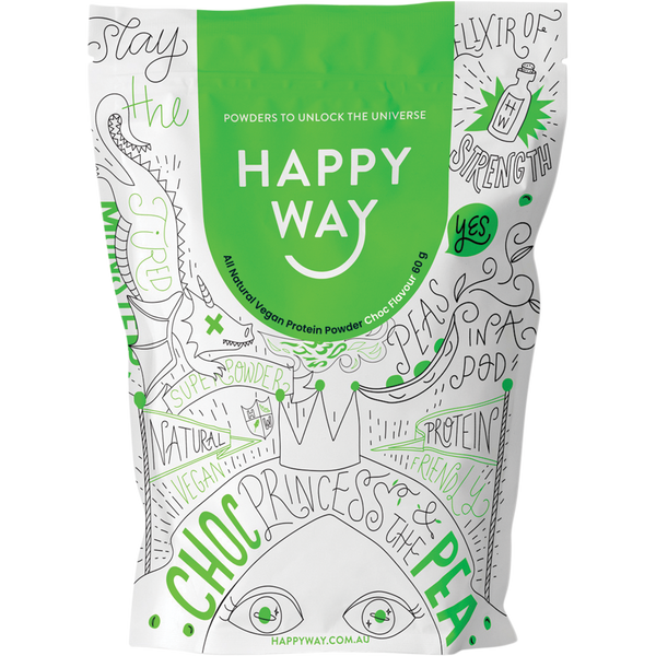 Happy Way Vegan Protein Powder – 6x60g