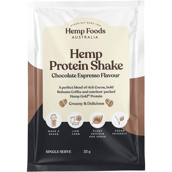 Hemp Foods Australia Organic Hemp Protein Shake - Chocolate Espresso