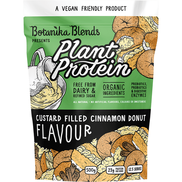 Botanika Blends Plant Protein - Custard Filled Cinnamon Donut