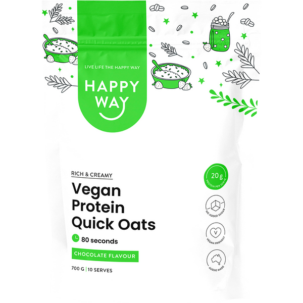 Happy Way Vegan Protein Quick Oats – 700g