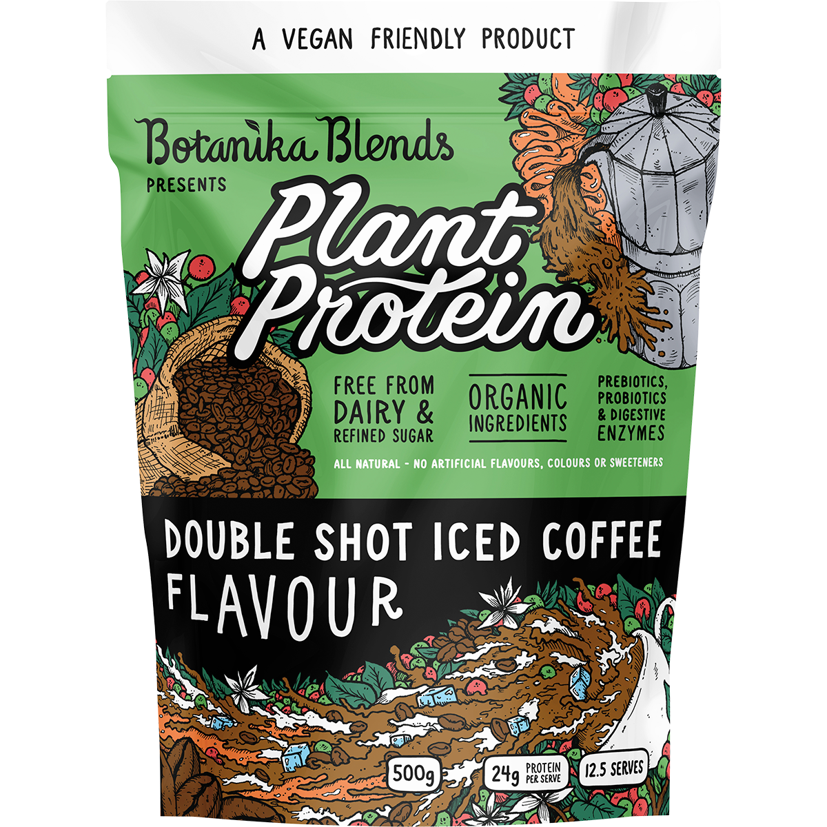 Botanika Blends Plant Protein - Double Shot Iced Coffee