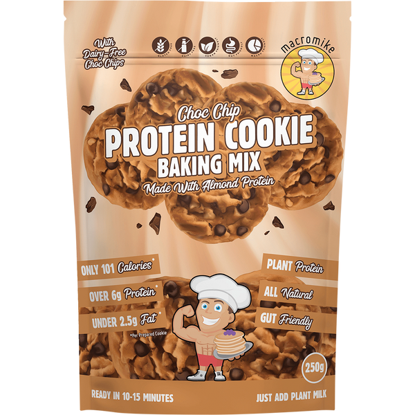 Macro Mike Protein Cookie Baking Mix Choc Chip – 250g