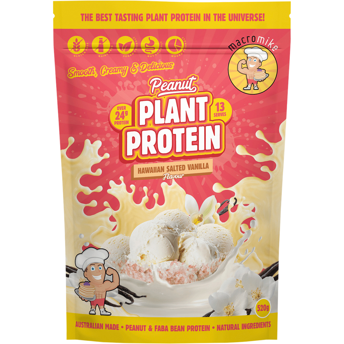 Macro Mike Peanut Plant Protein - Hawaiian Salted Vanilla