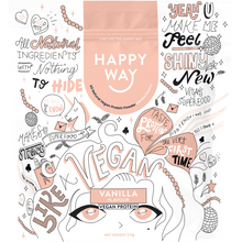 Happy Way Vegan Protein Powder Vanilla – 2kg