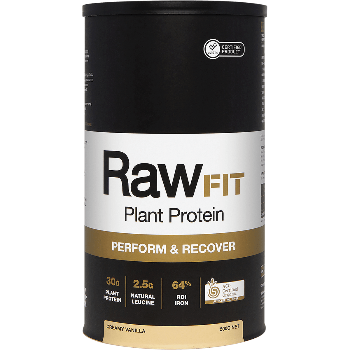 Amazonia RawFit Plant Protein Perform & Recover - Creamy Vanilla