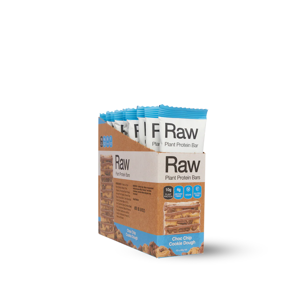Protein Bar Choc Chip Cookie Dough - 10x40g