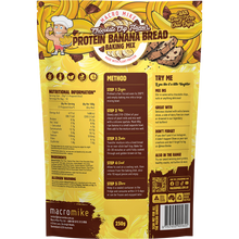 Macro Mike Protein Banana Bread Baking Mix Chocolate Chip – 250g