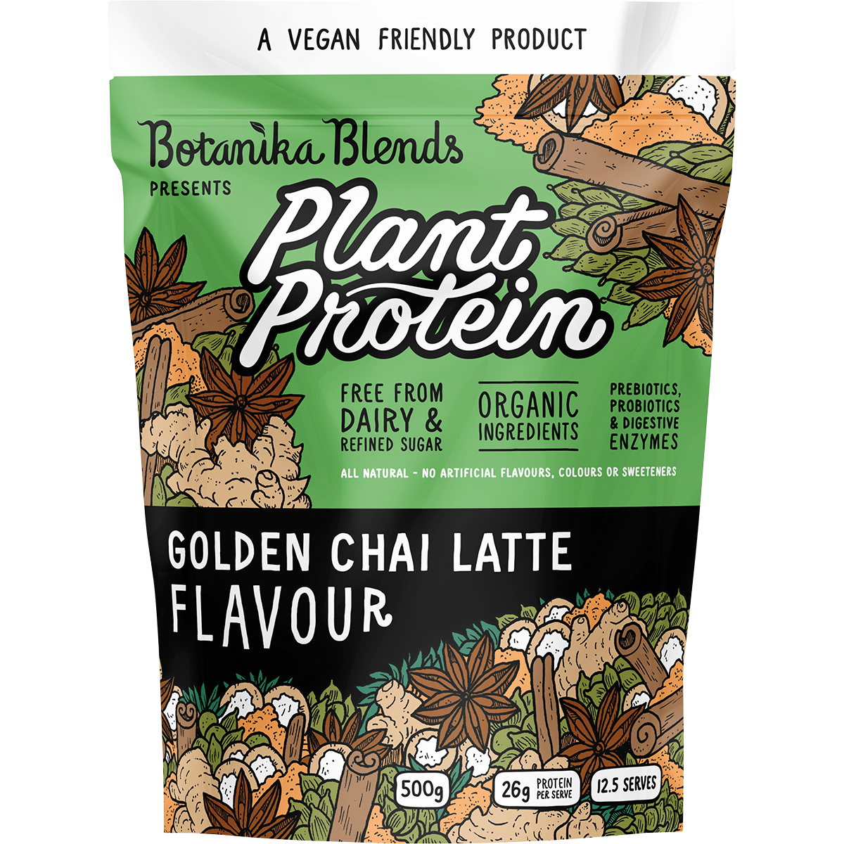 Botanika Blends Plant Protein - Golden Chai Latte