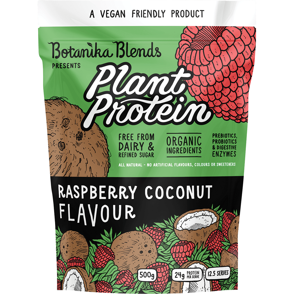 Botanika Blends Plant Protein - Raspberry Coconut