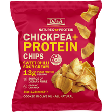 DJ&A Chickpea + Protein Chips – 9x35g