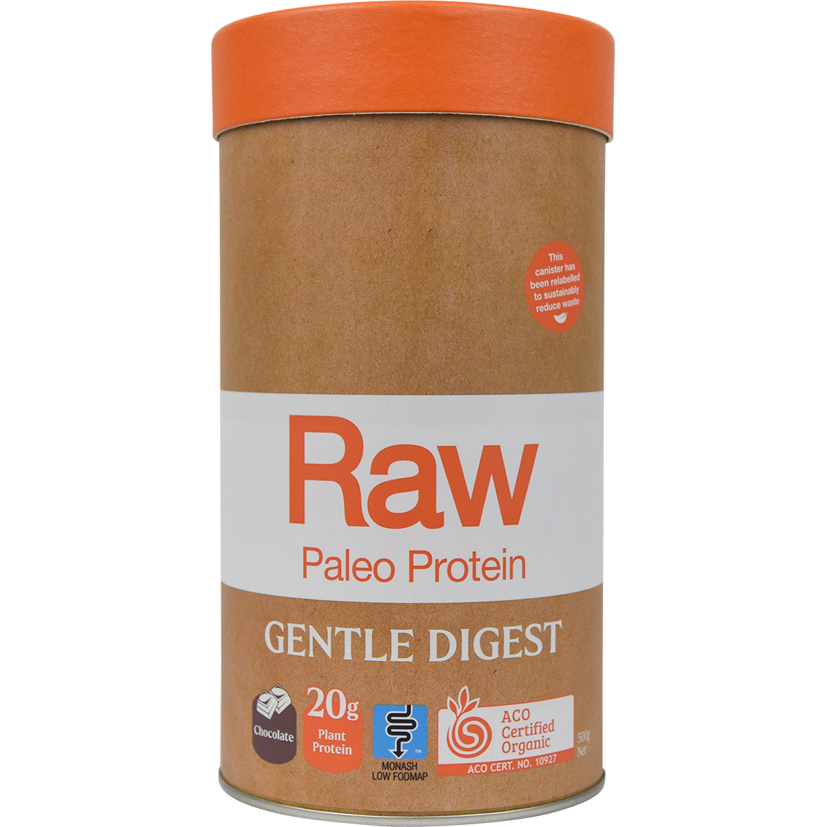Amazonia Raw Gentle Digest Paleo Protein - Chocolate