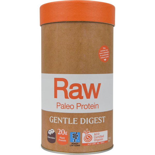 Amazonia Raw Gentle Digest Paleo Protein - Chocolate