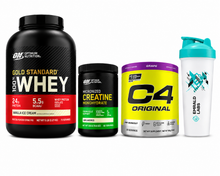 ON Gold Standard Whey + Creatine + C4 Preworkout Super Strength Stack