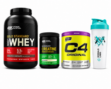 ON Gold Standard Whey + Creatine + C4 Preworkout Super Strength Stack