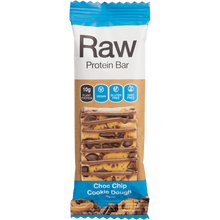 Amazonia Raw Protein Bar Choc Chip Cookie Dough - 10x40g