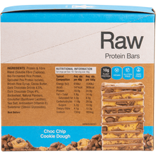 Amazonia Raw Protein Bar Choc Chip Cookie Dough - 10x40g