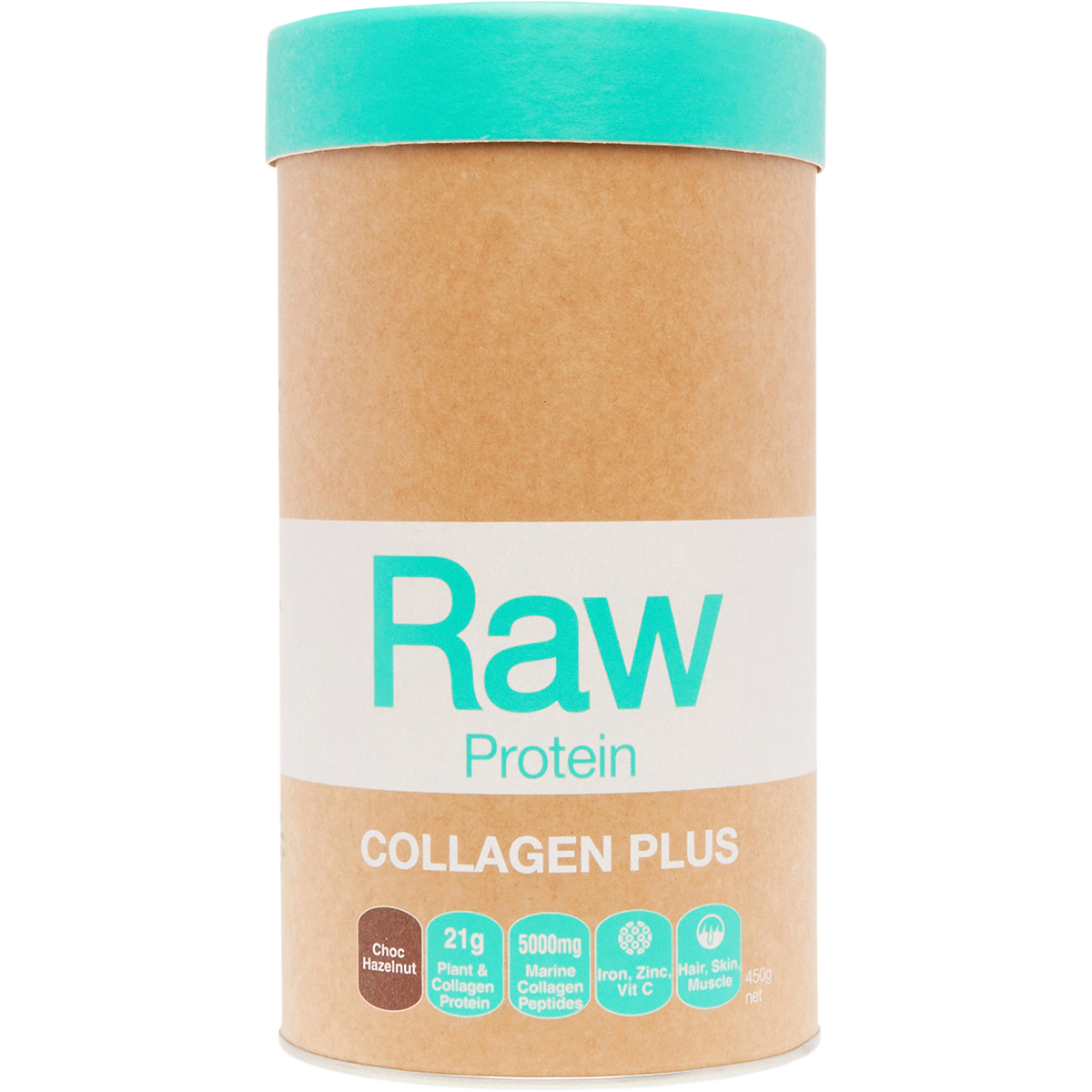 Amazonia Raw Protein Collagen Plus - Choc Hazelnut