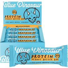 Blue Dinosaur Peanut Butter Protein Bar - 12x60g