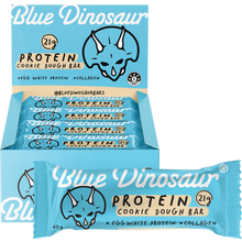 Blue Dinosaur Cookie Dough Protein Bar – 12x60g