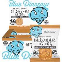Blue Dinosaur Protein Ball Caramel Cashew – 12x40g