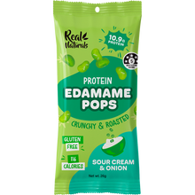 Real Naturals Protein Edamame Pops Sour Cream – 10x26g