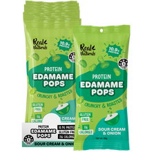 Real Naturals Protein Edamame Pops Sour Cream – 10x26g