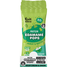 Real Naturals Protein Edamame Pops Sour Cream – 10x26g