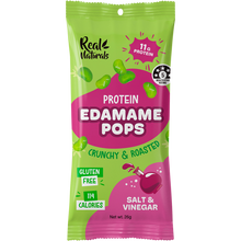 Real Naturals Protein Edamame Pops Salt & Vinegar – 10x26g
