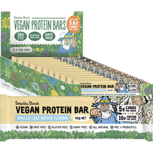Botanika Blends Vegan Protein Bars Vanilla Cake Batter – 12x40g