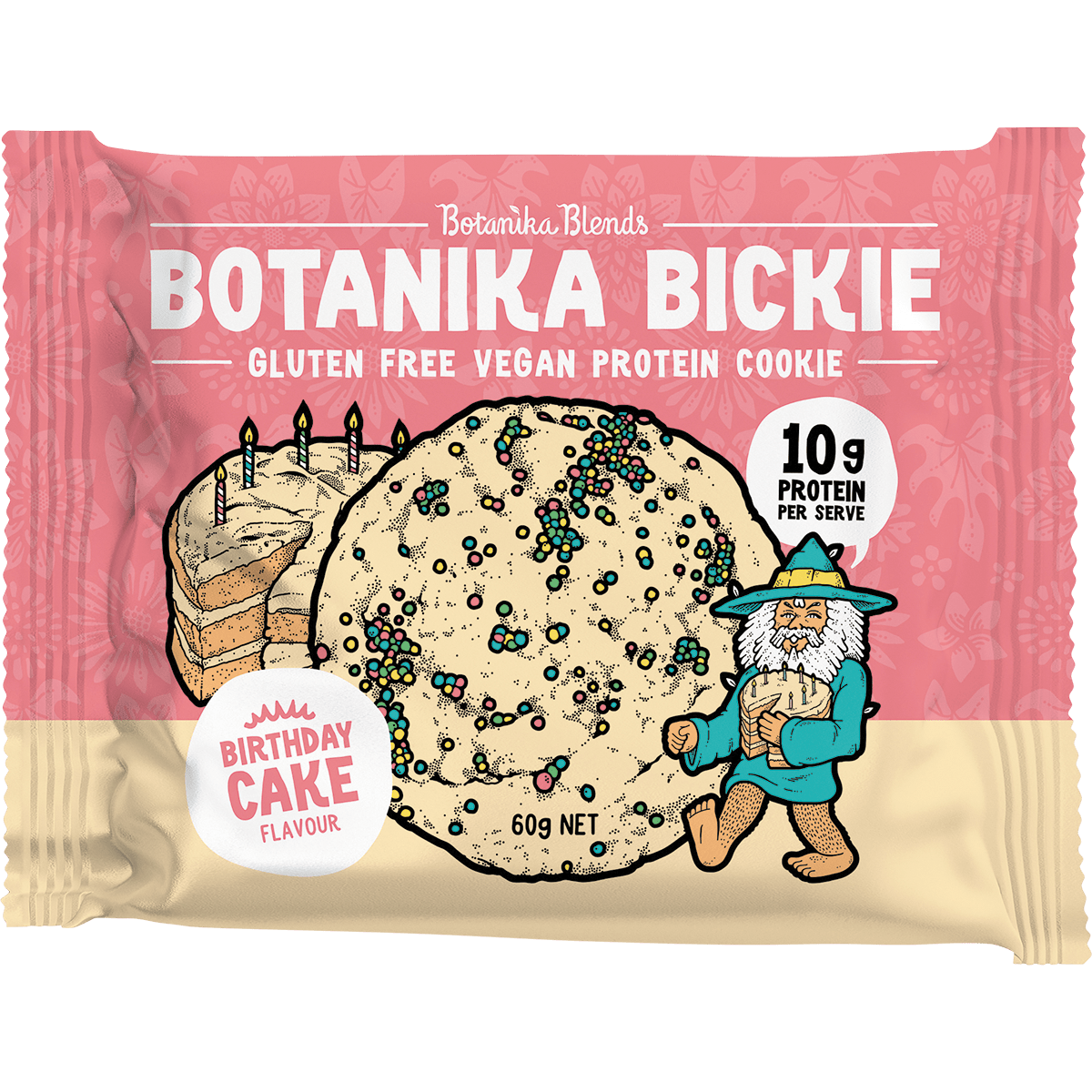 Botanika Blends Botanika Bickie Protein Cookie Birthday Cake – 12x60g