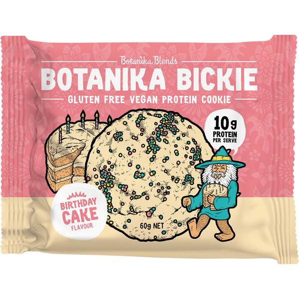 Botanika Blends Botanika Bickie Protein Cookie Birthday Cake – 12x60g