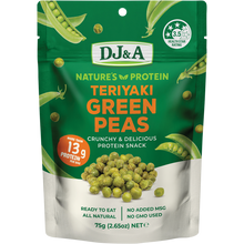 DJ&A Nature’s Protein Teriyaki Green Peas – 12x75g