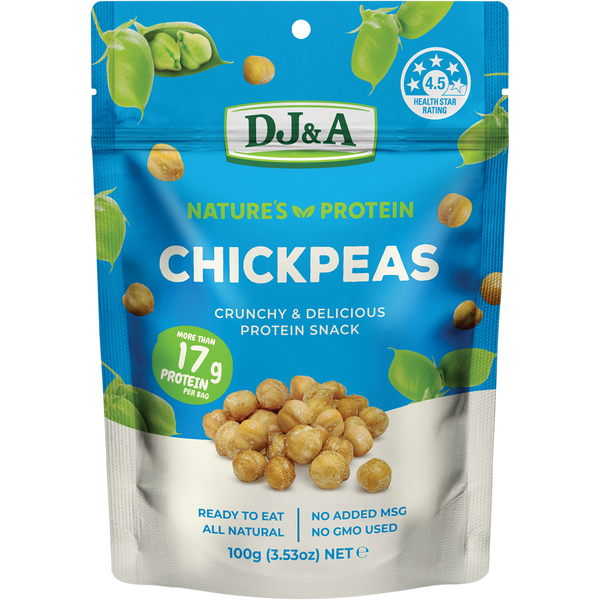 DJ&A Nature’s Protein Chickpeas –  12x100g