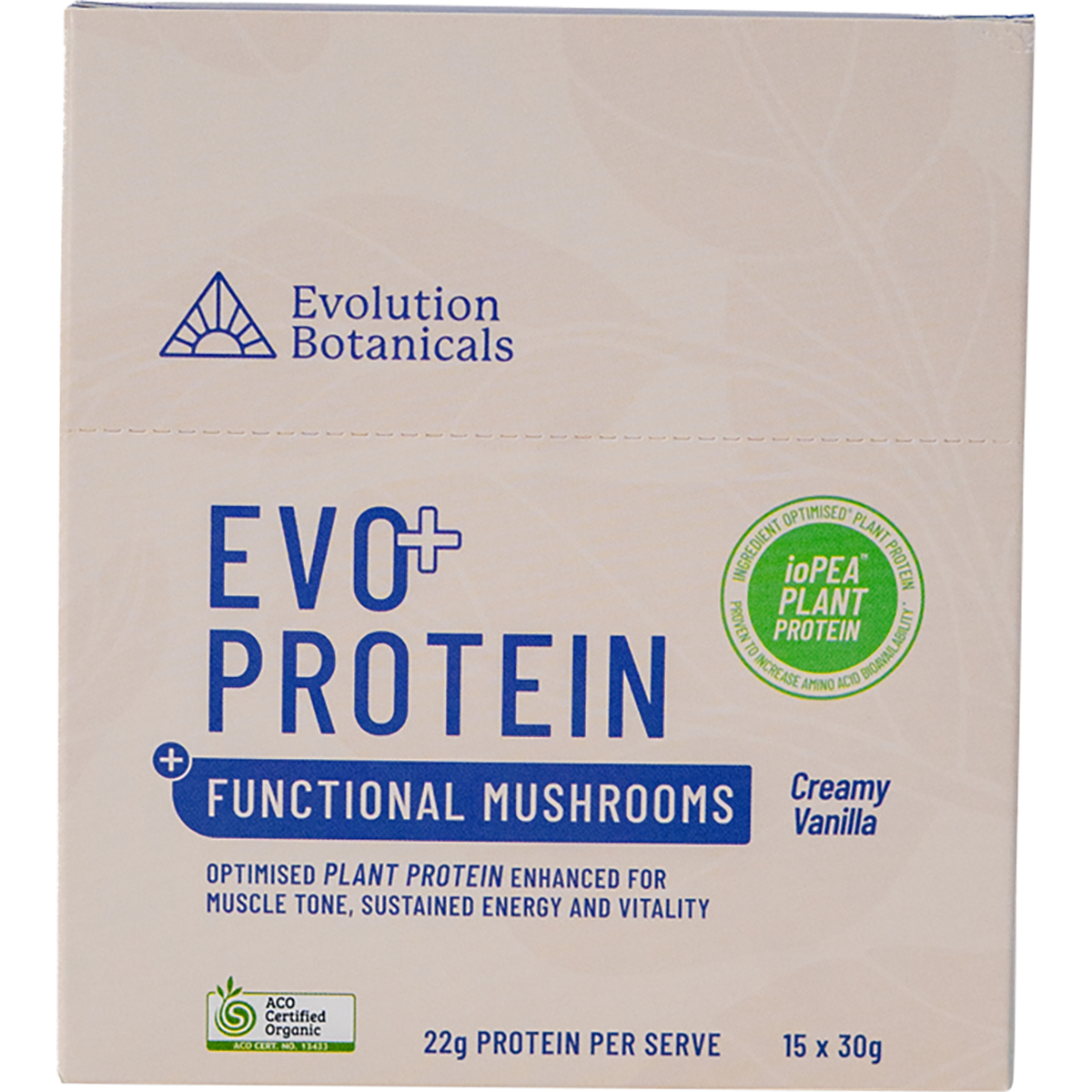 Evolution Botanicals EVO+ Protein Functional Mushrooms - Creamy Vanilla
