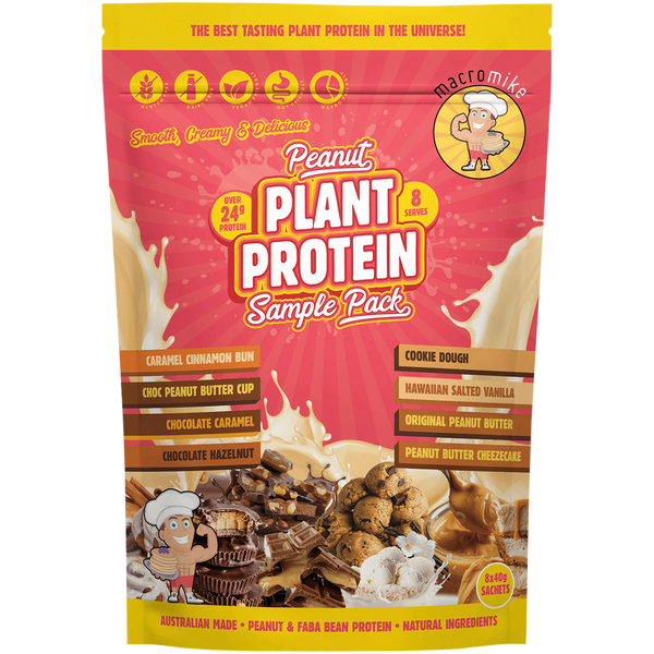 Macro Mike Peanut Plant Protein Sample Pack – 8x40g
