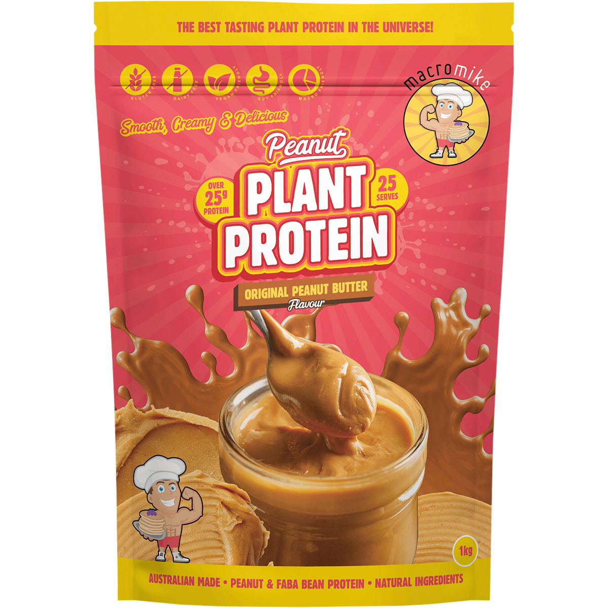 Macro Mike Peanut Plant Protein – 1kg